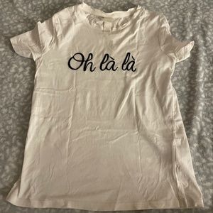 H&M “oh la la” shirt
